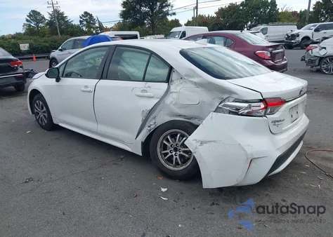 2022 Toyota Corolla Hybrid Le from USA, damaged, VIN JTDEAMDE3N3000306